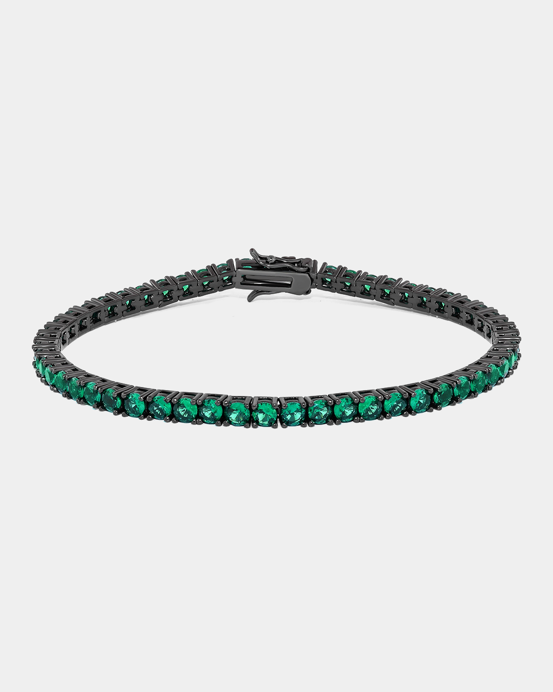 Tennis Bracelet Black Smeraldo