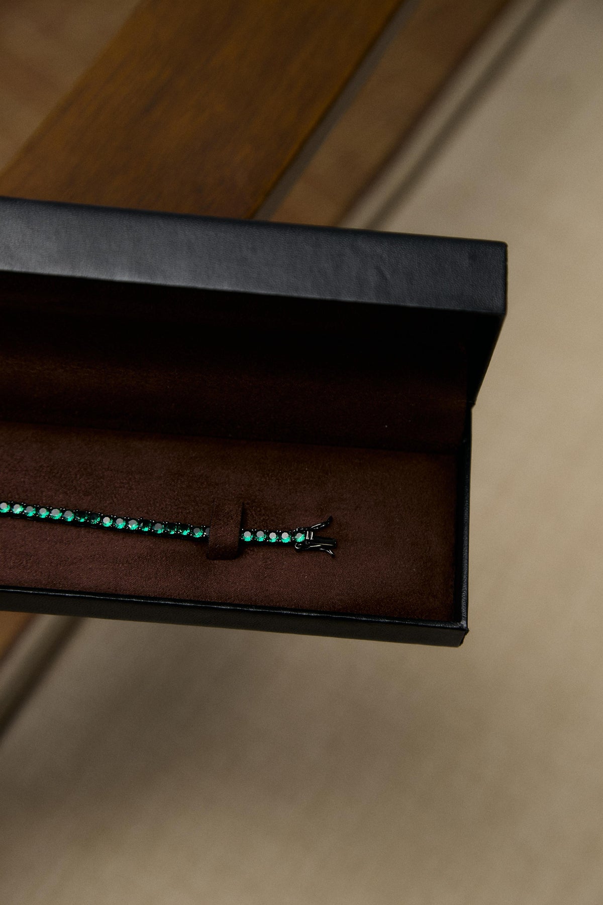 Tennis Bracelet Black Smeraldo